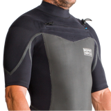 2x2 Tuxe Short Sleeve Chest Zip Steamer