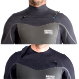 3x2 Tuxe Long Sleeve Chest Zip Steamer