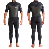 2x2 Tuxe Short Sleeve Chest Zip Steamer