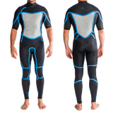 2x2 Tuxe Short Sleeve Chest Zip Steamer