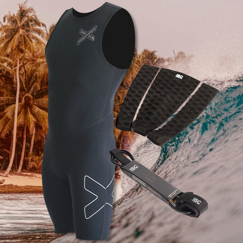 Back Zip Short John / Indo Bundle